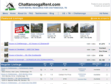 Tablet Screenshot of chattanoogarent.com